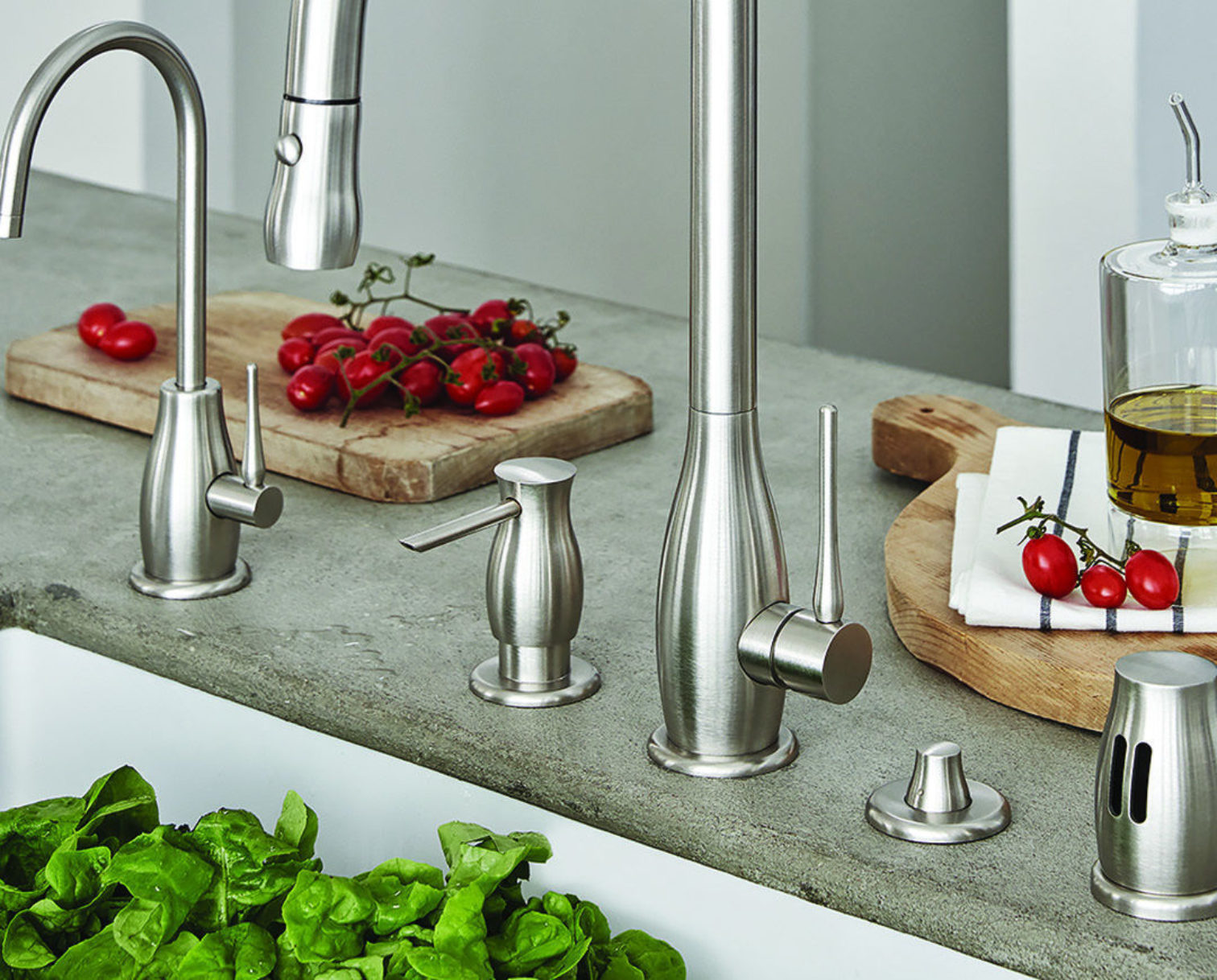 California Faucets Kitchen Collection Complete Ensemble California Faucets