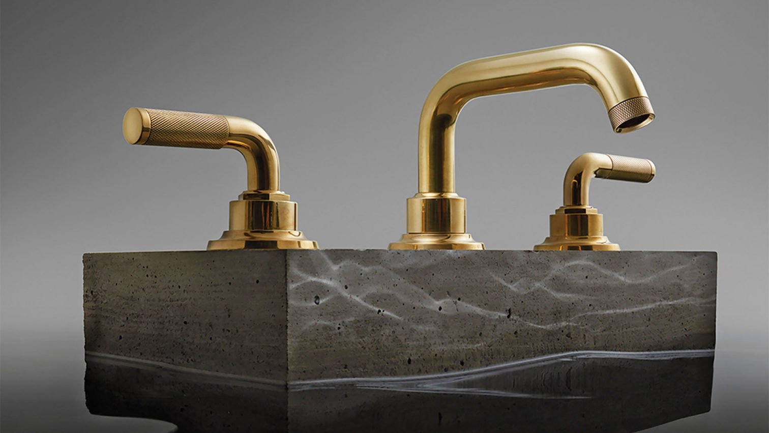 satin brass bathroom sink faucet