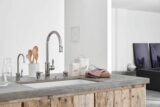 Davoli kitchen faucet and accessories in polished chrome
