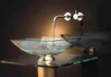 Avalon wall mount faucet in polished chrome